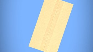 3D High Quality Corrugated Cardboard Box Durable Packaging Storage Box game asset