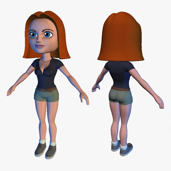 3d avatars character model