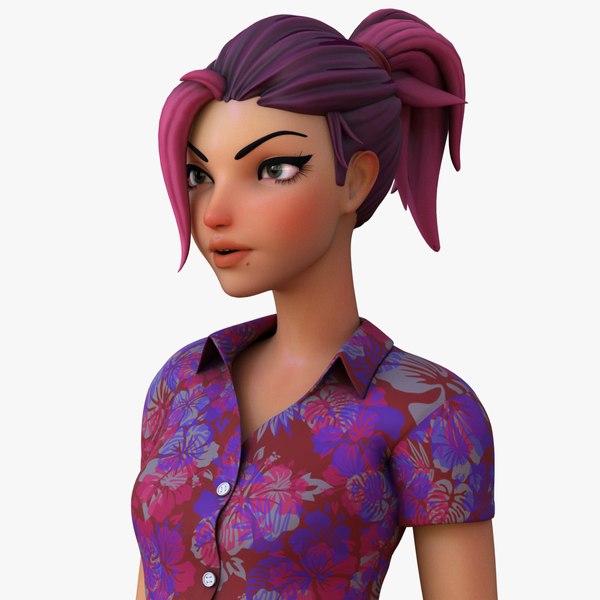 3D VioletMaya2018 model