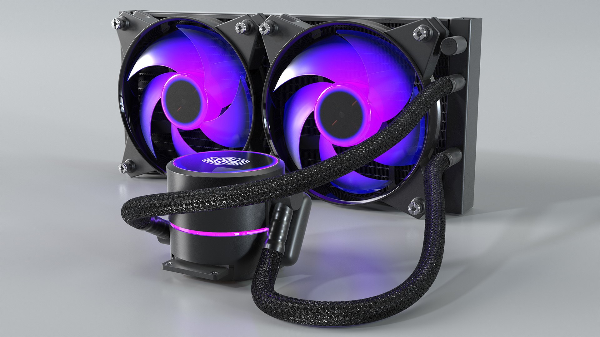 Cooler Master MasterLiquid Pro CPU Liquid Cooler 3D model preview