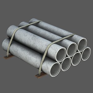 Hormigon tubes 3D model