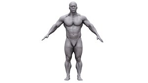 3D model Base 3D Body Scan Marek