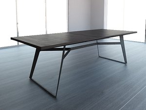 3d table modern industrial