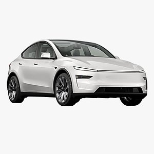 2025 Tesla Model Y Juniper Pearl White