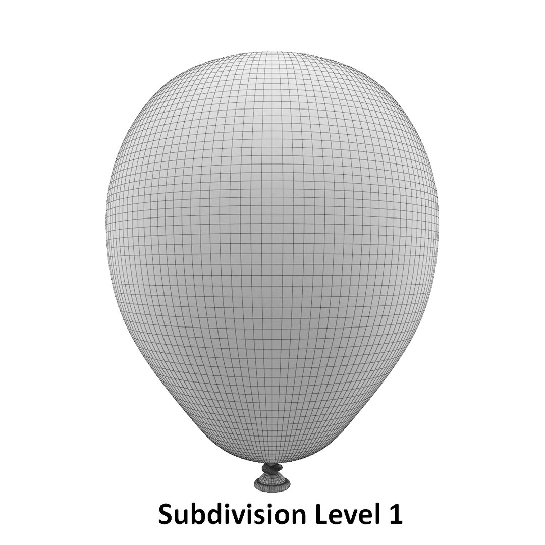 3d Inflated Balloon Model