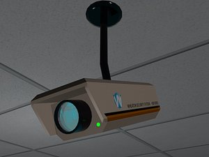 security camera polys 3d max
