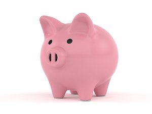 ceramic piggy bank 3D model