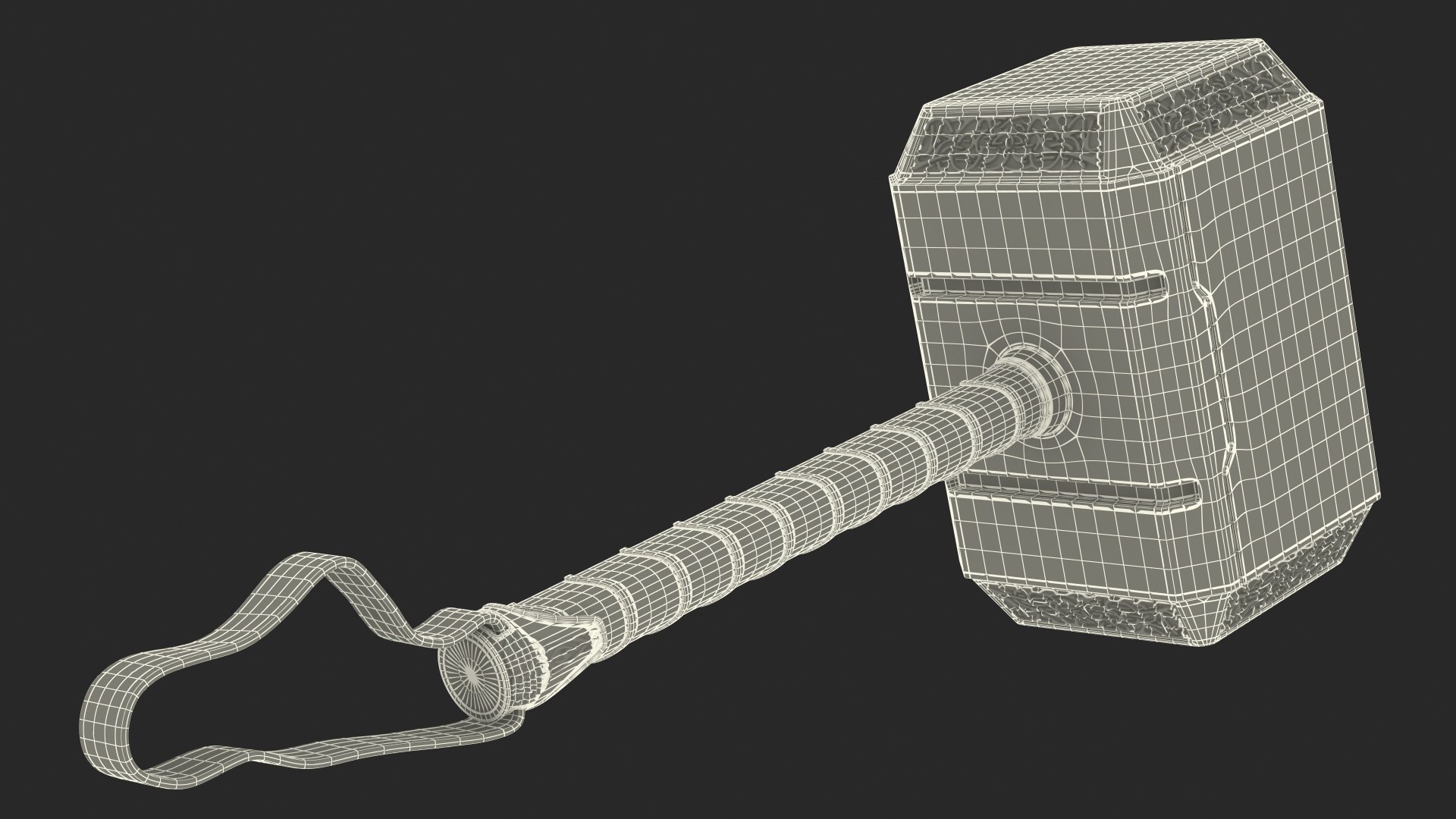 Mjolnir Hammer Thor 3D - TurboSquid 1451831