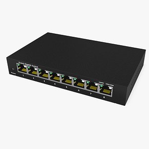 Gigabit Network Switch Black