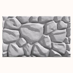 3D Stone wall 144