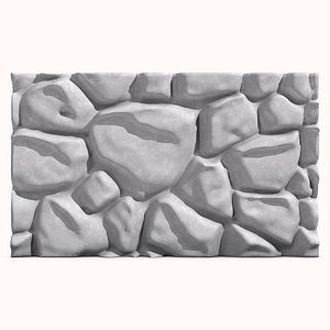 Fractured Basalt Wall Detail