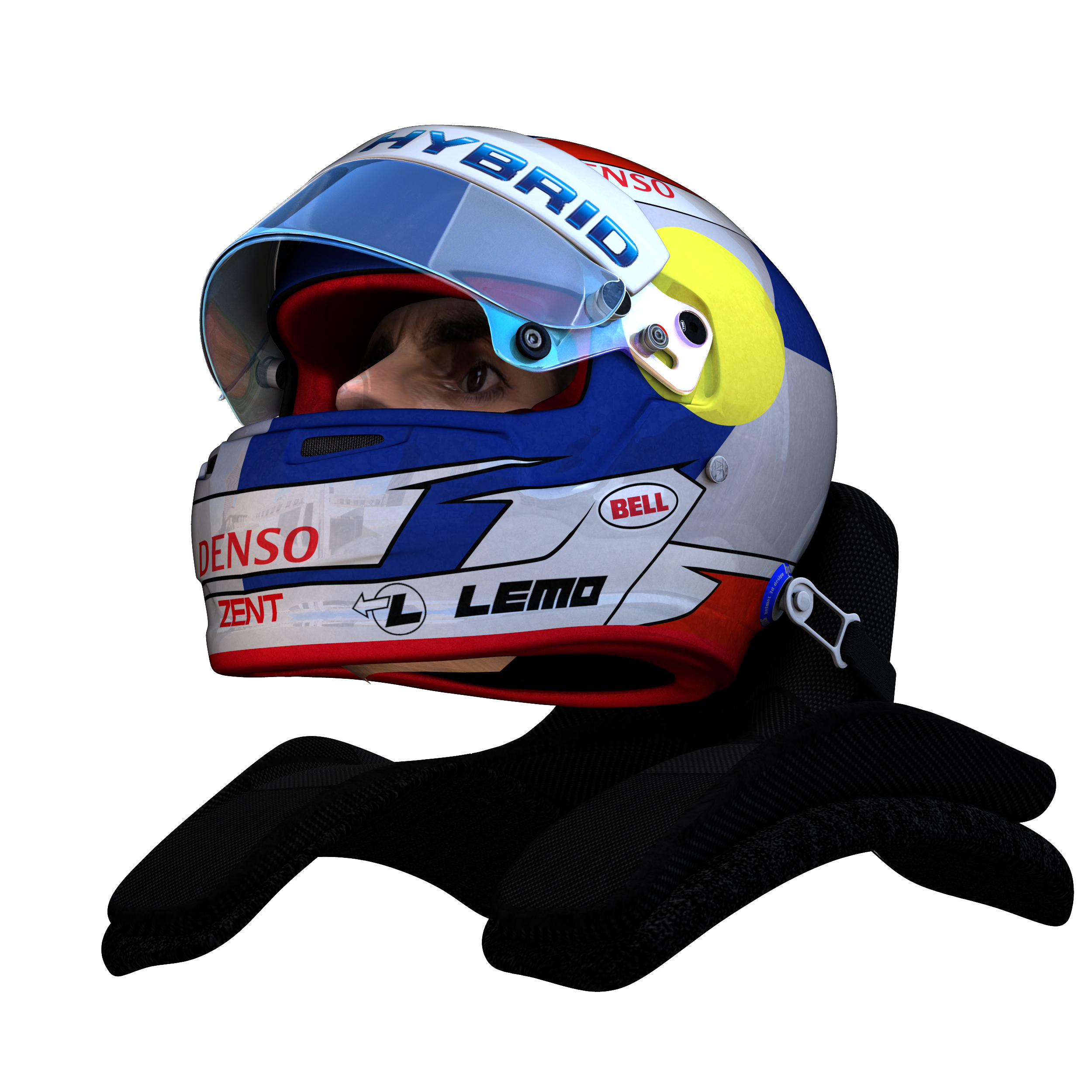 3D buemi wec helmet model - TurboSquid 1297221