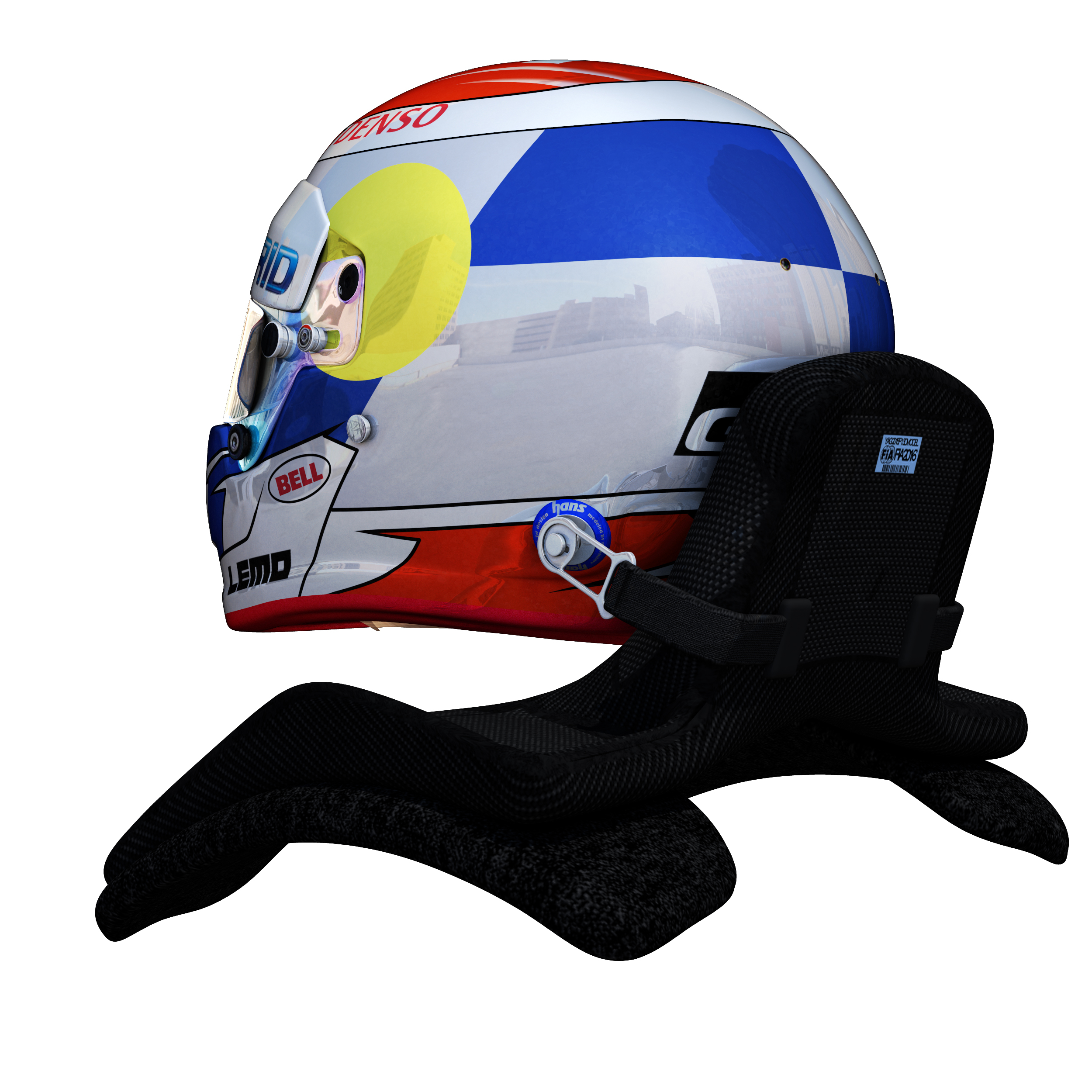 3D buemi wec helmet model - TurboSquid 1297221