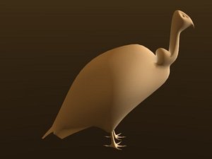 3d model vulture