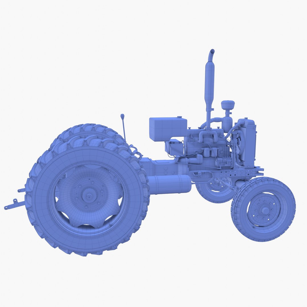 Generic Tractor V2 3D - TurboSquid 1882992