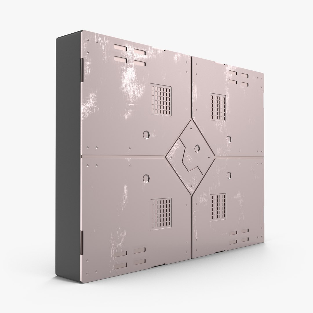 Sci-Fi Anodized Panel 2 3D model preview