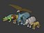 Cartoon African Animals Pack