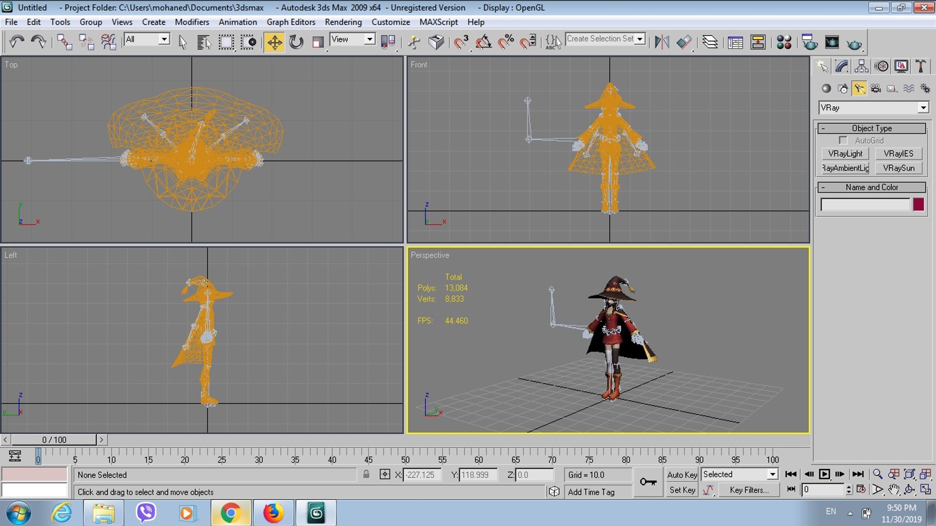 Megumin Girl 3D Model - TurboSquid 1477776