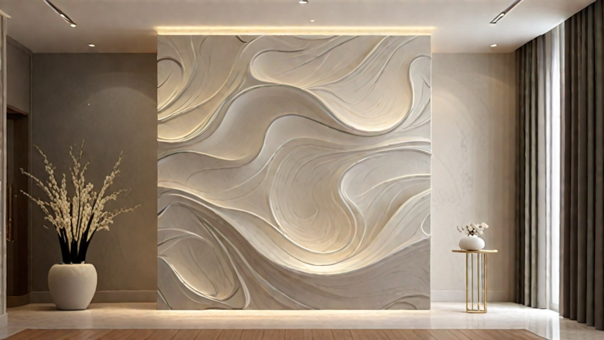 3D Model Modern Panel Wall Decor Set Relief Stl Mural CNC 191 ...