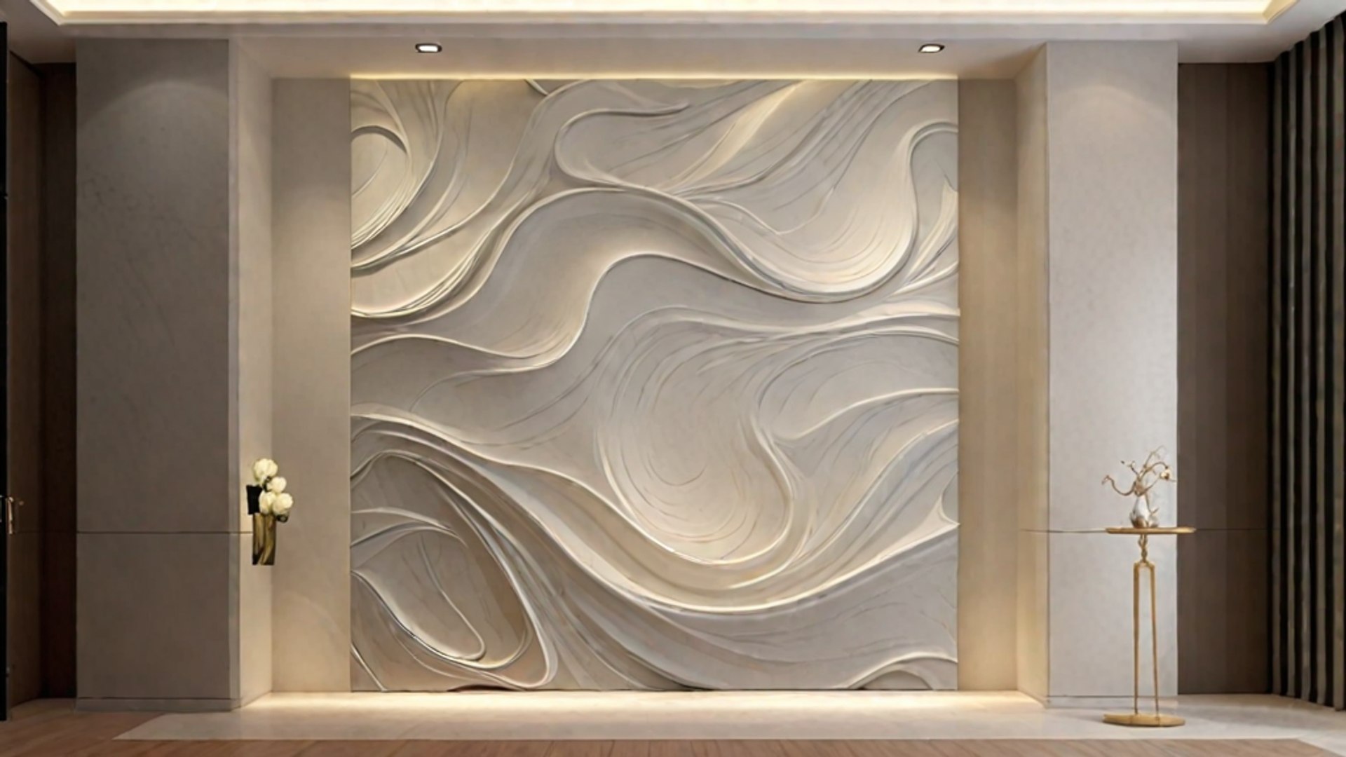 3D Model Modern Panel Wall Decor Set Relief Stl Mural CNC 191 ...