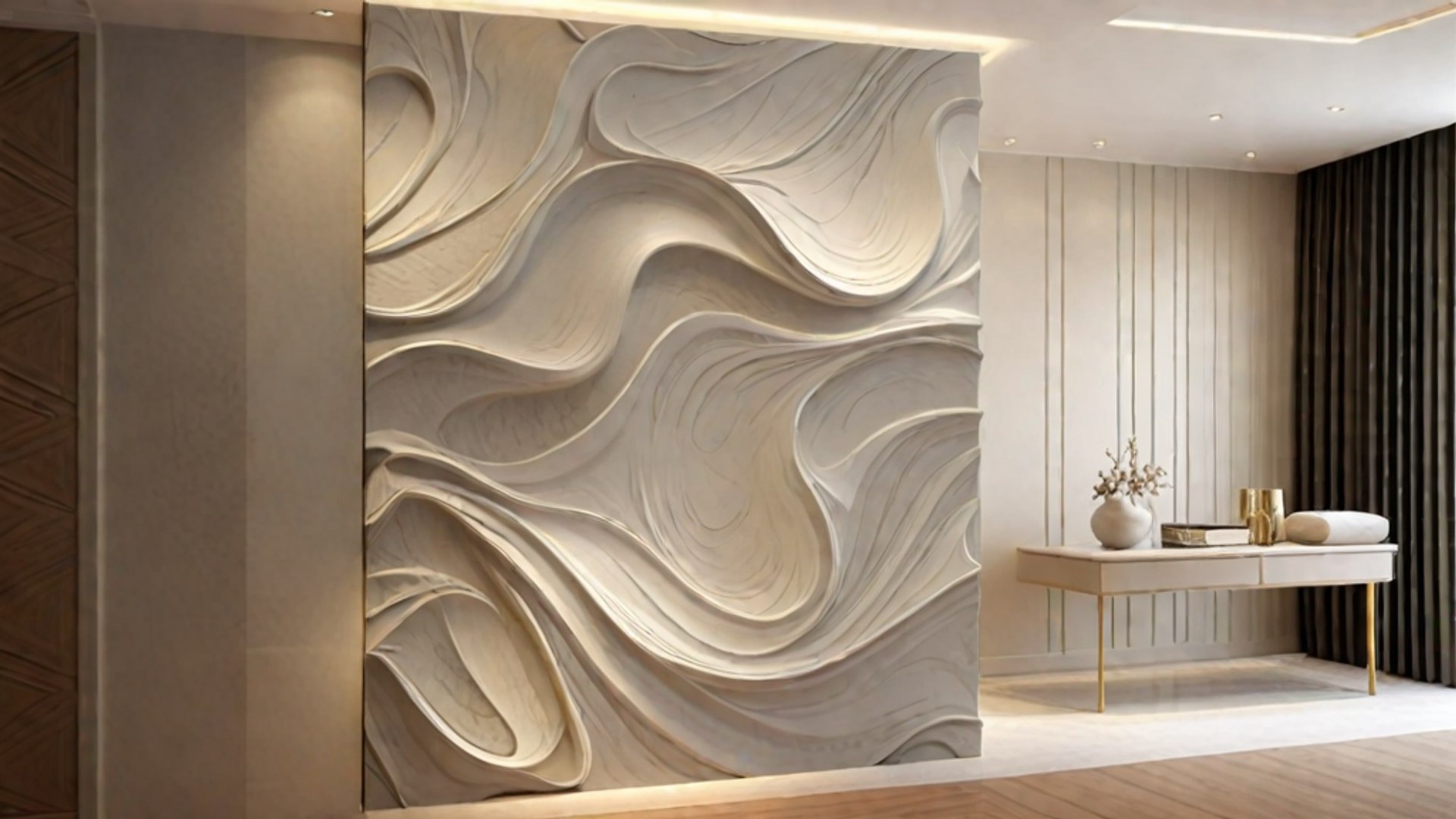 3D Model Modern Panel Wall Decor Set Relief Stl Mural CNC 191 ...