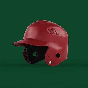 batting helmet 3D model