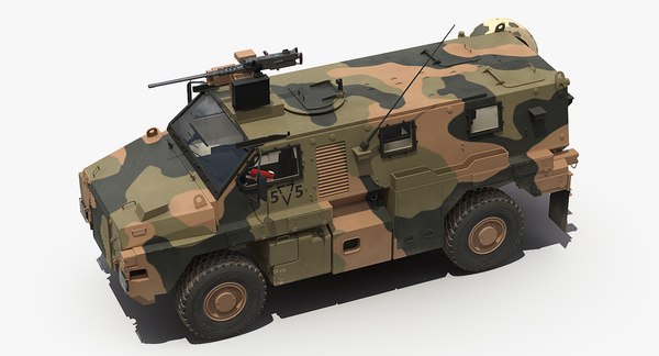 MPV 4x4 Bushmaster Camo Model 3D - TurboSquid 1305577