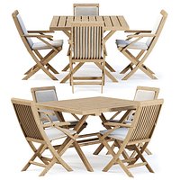 Alesso outdoor furniture set v03