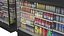 3D Freezer Drinks Display Cabinet model