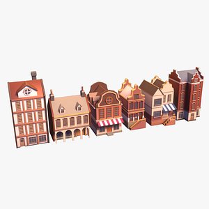 Tinymen - Buildings Pack 1 model