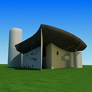 notre dame du haut 3d model