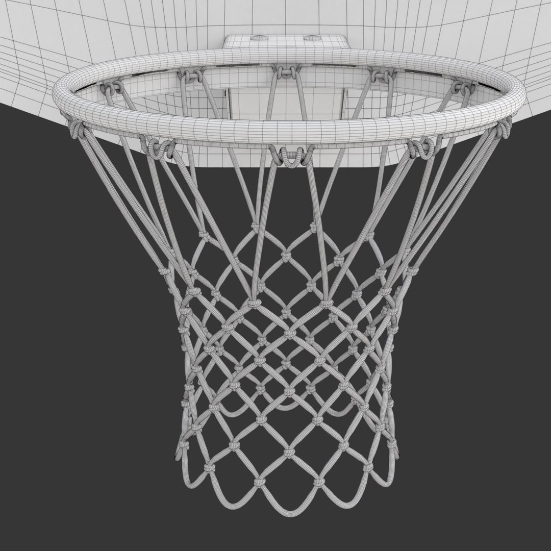 Basketball Rim With Backboard And Basketball 3D model - TurboSquid 1949231