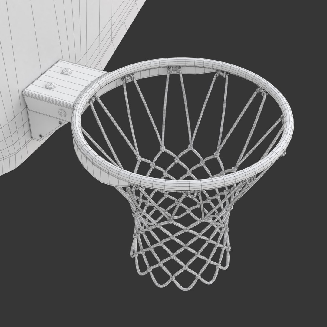 Basketball Rim With Backboard And Basketball 3D model TurboSquid 1949231