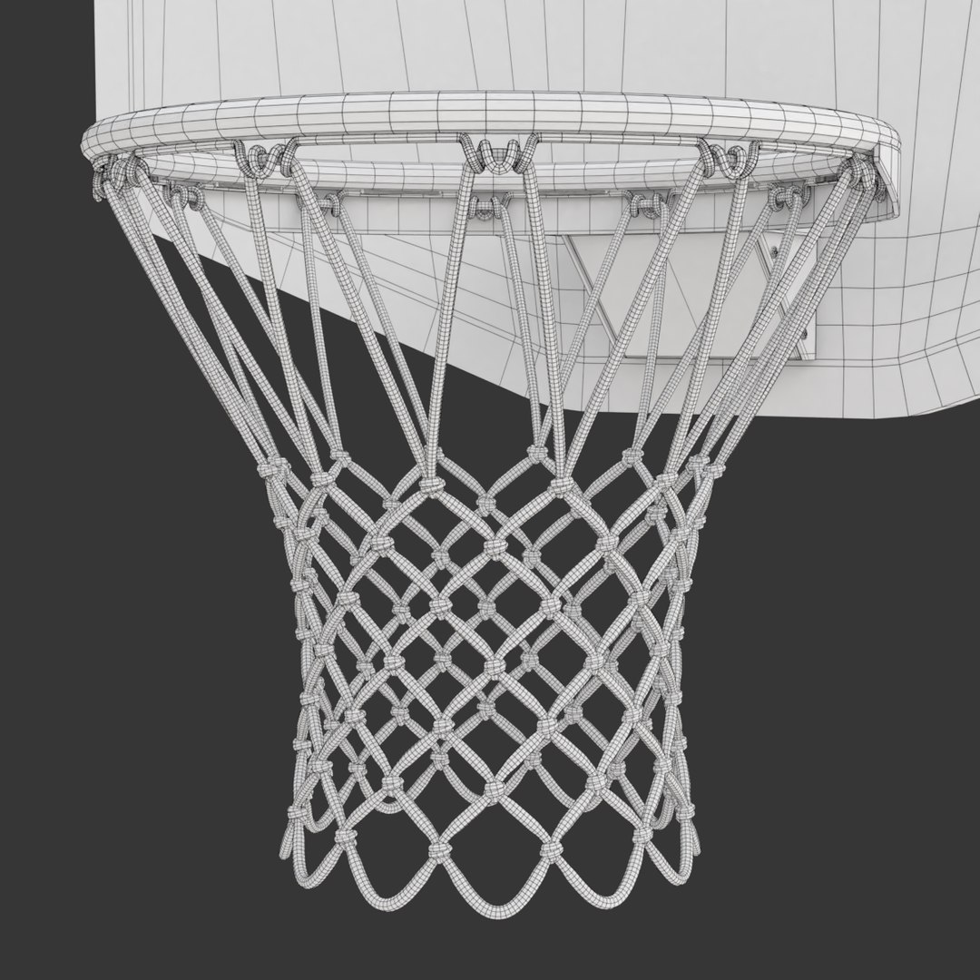 Basketball Rim With Backboard And Basketball 3D model - TurboSquid 1949231