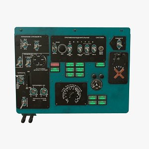 left overhead panels board 3D