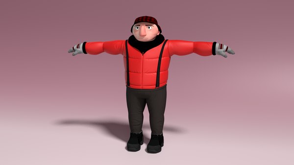 3D character - piers model