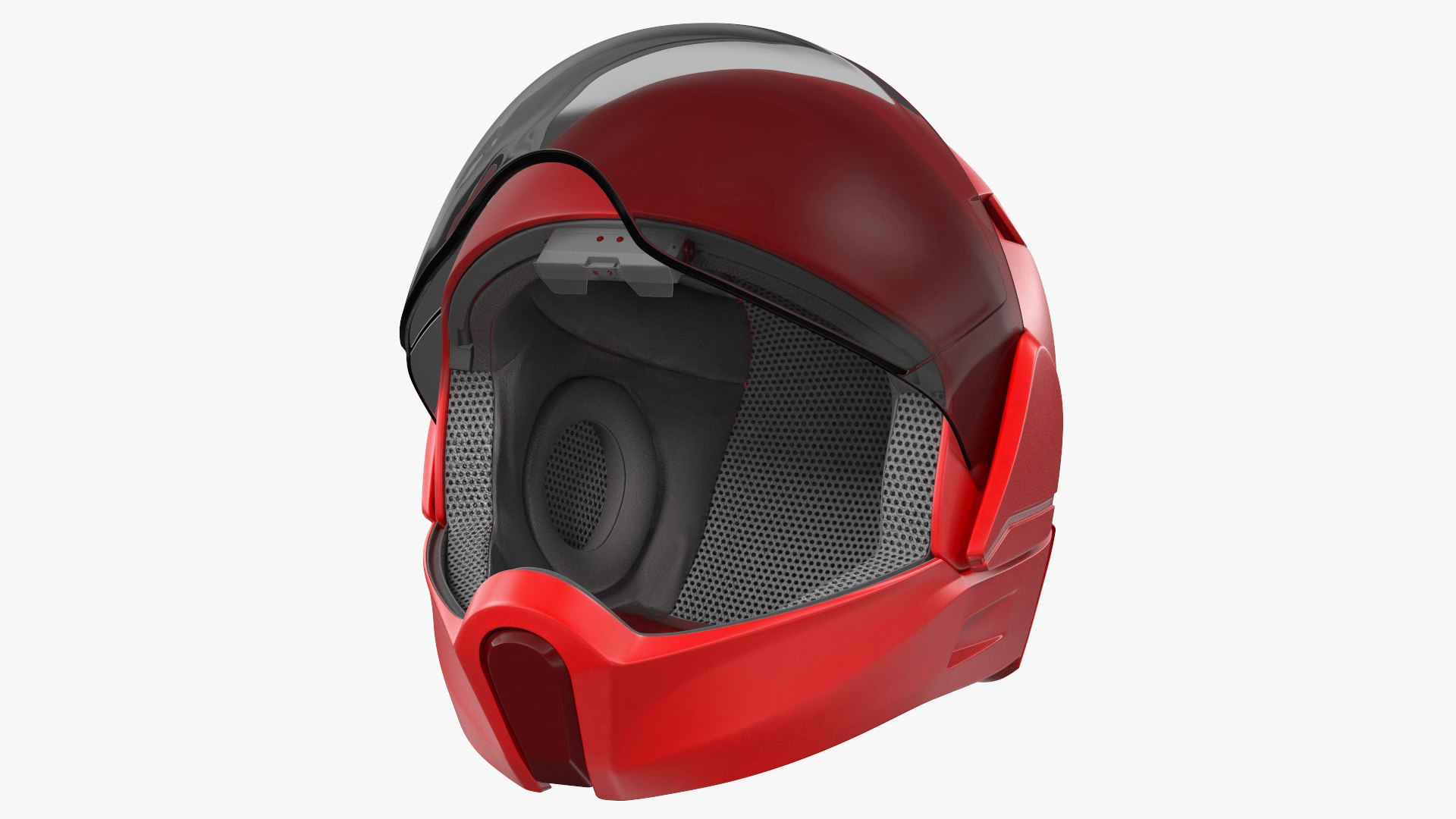 Smart Motorcycle Helmet 3D model preview