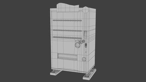 3D japanese vending machine model - TurboSquid 1697172