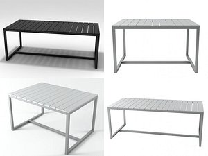 3D model saler tables
