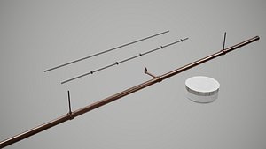 3D smoke detector modular scene model