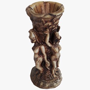3D model Vase asiatique