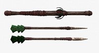 Fantasy Tribal Weapon - Blowpipe