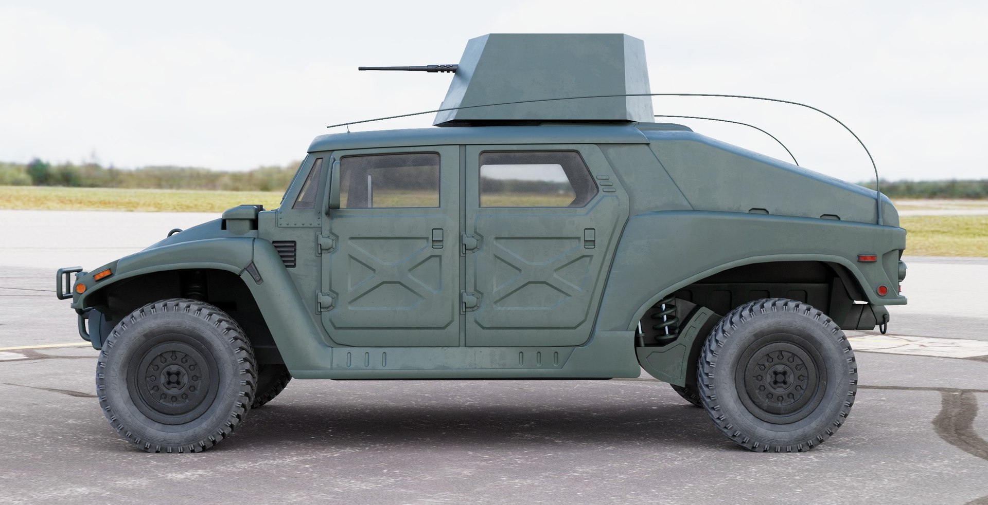 3D Military Vehicle Humvee Gunner Turret HMMWV Concept Army Color https://p.turbosquid.com/ts-thumb/UQ/lTYDKB/rS/mv_turret_green_05/jpg/1771288172/1920x1080/fit_q87/4d91cce210fecc70d5276c2e08c0074bd920f4d2/mv_turret_green_05.jpg