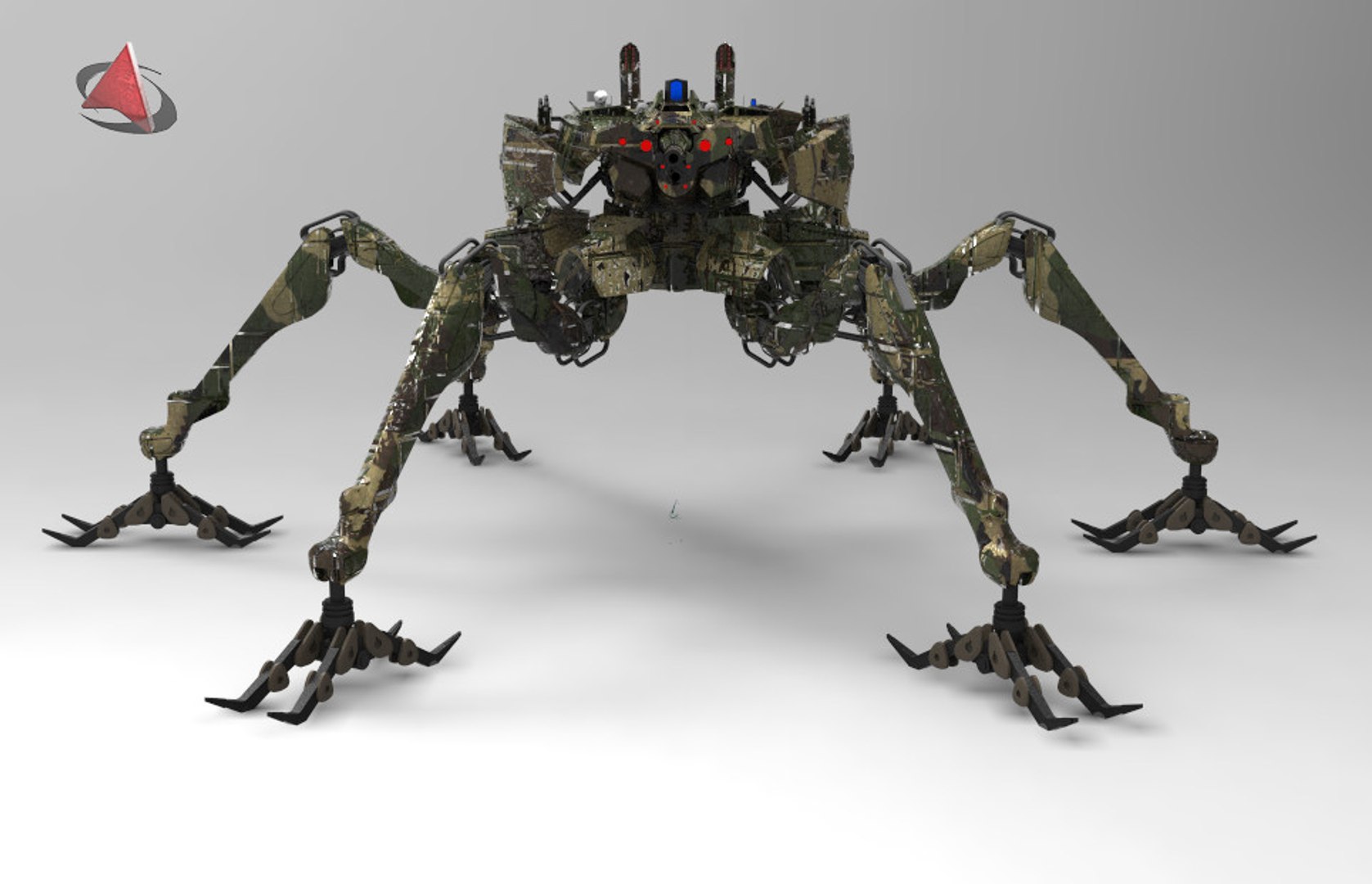 Army Robot Robo 3d Model