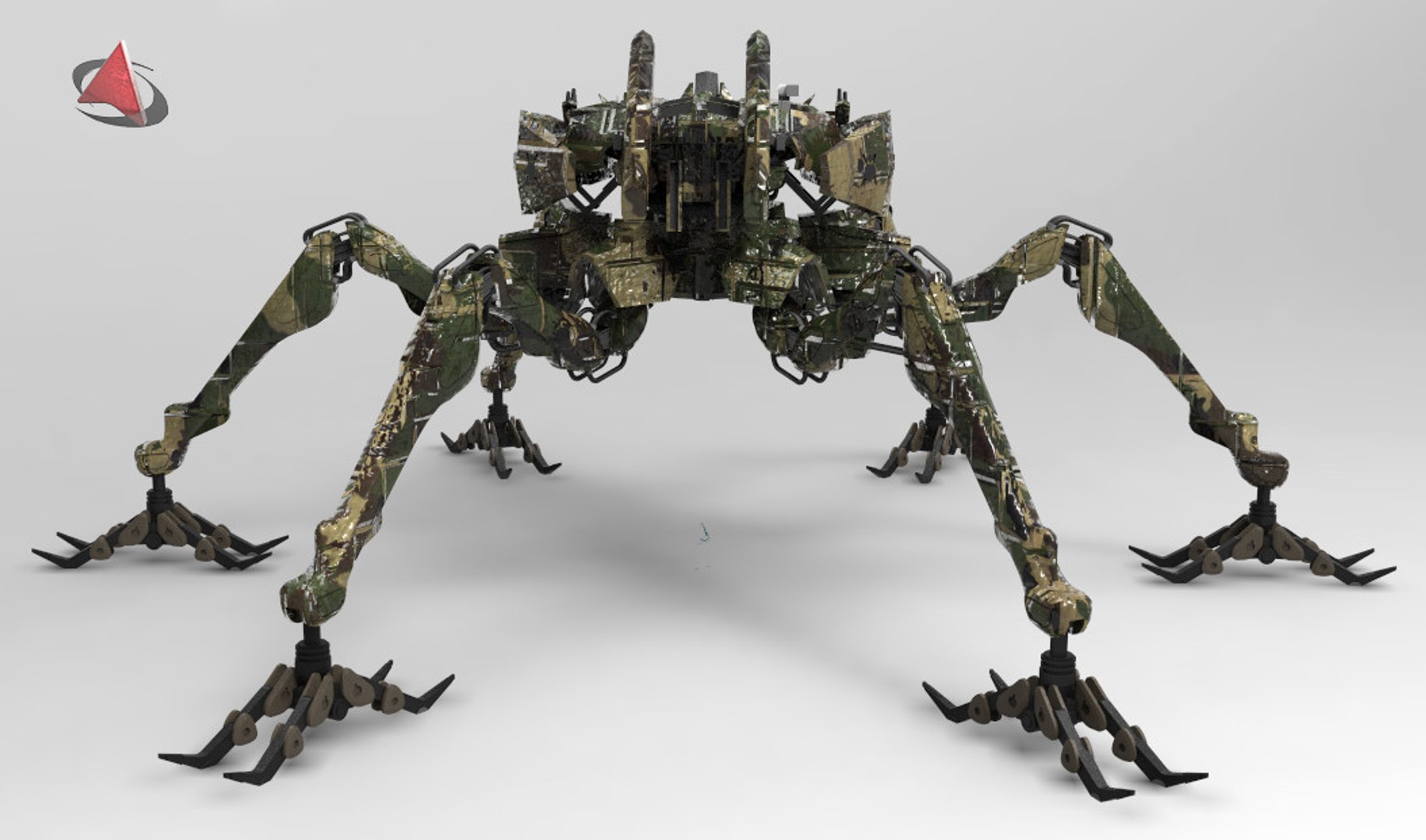 Army Robot Robo 3d Model