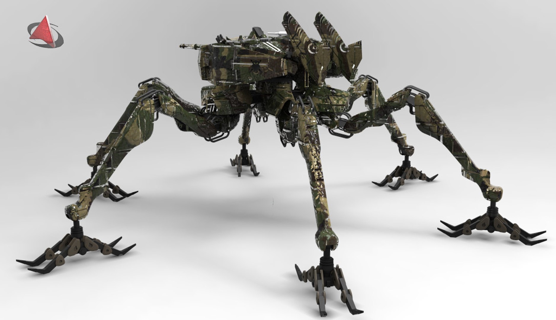 Army Robot Robo 3d Model