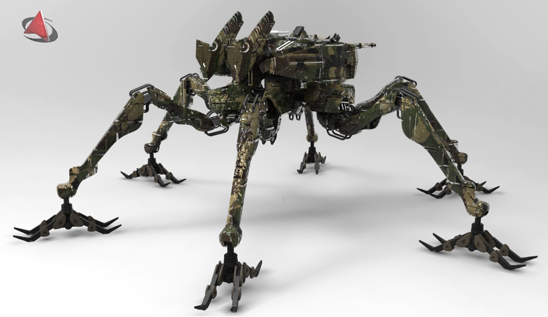 Army Robot Robo 3d Model