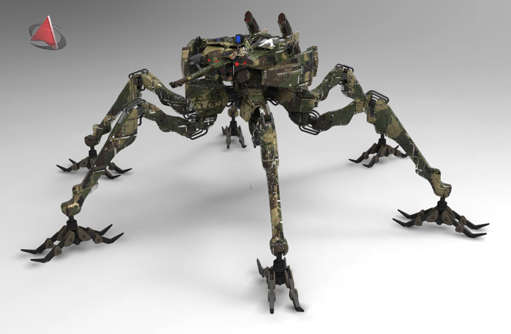 Army Robot Robo 3d Model