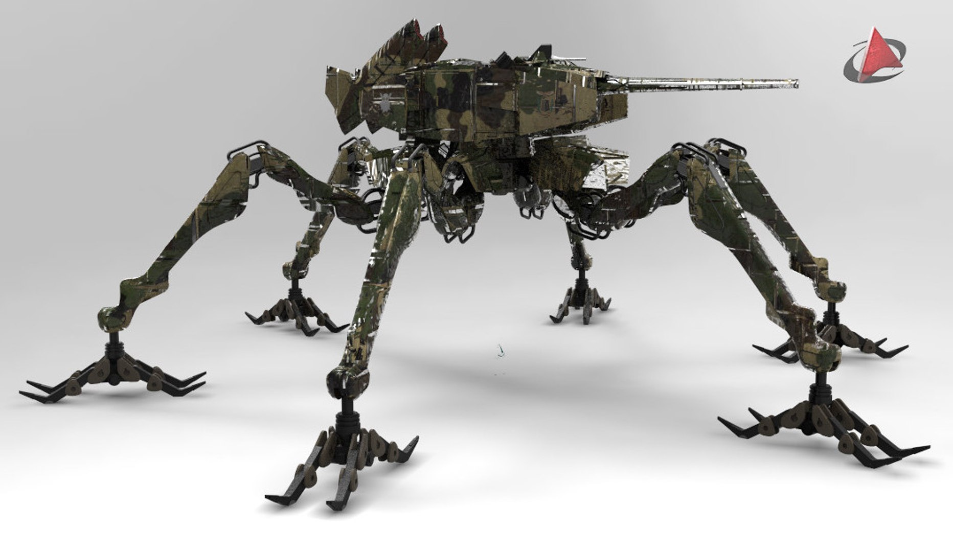 Army Robot Robo 3d Model