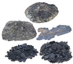 Charred Ground and Burnt Debris model